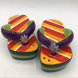 Clay Art Salt & Pepper Shakers  Mulit color